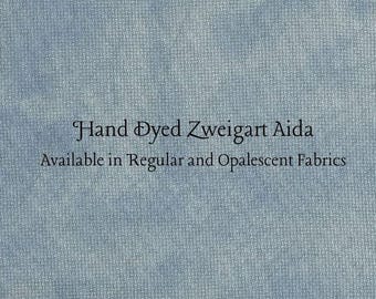 Nantucket Sound Aida (Z-DDA-64-26-PT) Hand Dyed Zweigart Cross Stitch Fabric