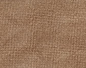 SHORT CUT - Gingerbread (BD) Hand Dyed Zweigart Aida Cross Stitch Fabric from Vintage NeedleArts