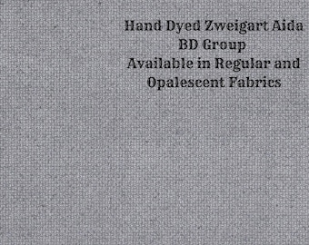 Black Magic Aida (Z-BDA-31) Hand Dyed Zweigart Cross Stitch Fabric