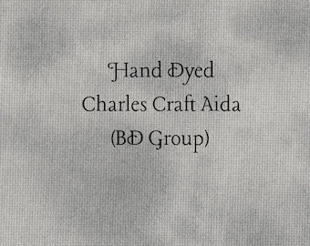 Smoky Shadows Aida (CC-BDA-1-67-PT) ~ Hand Dyed Charles Craft Cross Stitch Fabric
