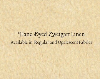 Butterscotch Linen (LN-83) ~ Hand Dyed Zweigart Cross Stitch Fabric