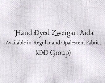 Lavender Lilacs Aida (Z-DDA-6) Hand Dyed Zweigart Cross Stitch Fabric