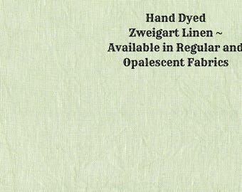 Sweet Grass Linen (LN-12) ~ Hand Dyed Zweigart Cross Stitch Fabric from Vintage NeedleArts - available in regular and opalescent linen