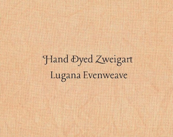 Sweet Potato Lugana Evenweave (LG-20) Hand Dyed Zweigart Cross Stitch Fabric