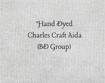 Timeless Gray Aida (CC-BDA-1) ~ Hand Dyed Charles Craft Cross Stitch Fabric