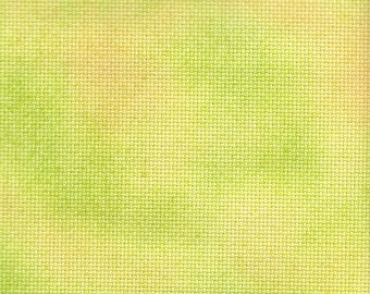 Lizard Juice Aida (BD-25-27-PT) ~ Hand Dyed Cross Stitch Fabric from Vintage NeedleArts ~ choose from Zweigart regular and Opalescent Aida