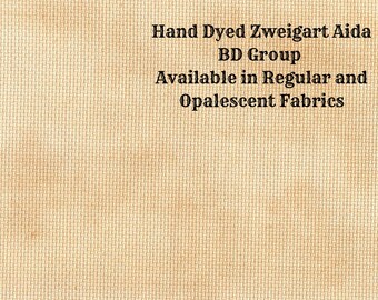 Gingersnap Aida (Z-BDA-2) Hand Dyed Zweigart Cross Stitch Fabric