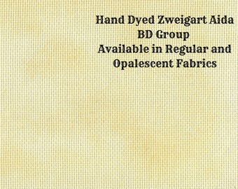 Honey Bee Aida (Z-BDA-5) Hand Dyed Zweigart Cross Stitch Fabric