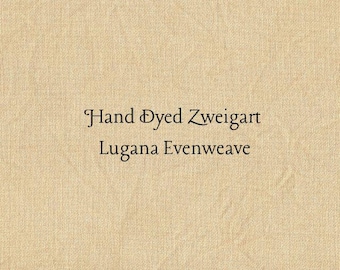 Harvest Gold Lugana Evenweave (LG-100) Hand Dyed Zweigart Cross Stitch Fabric
