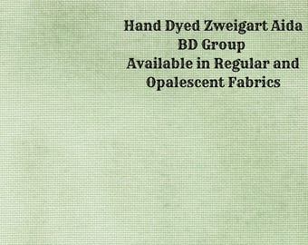 Cactus Aida (Z-BDA-48) Hand Dyed Zweigart Cross Stitch Fabric