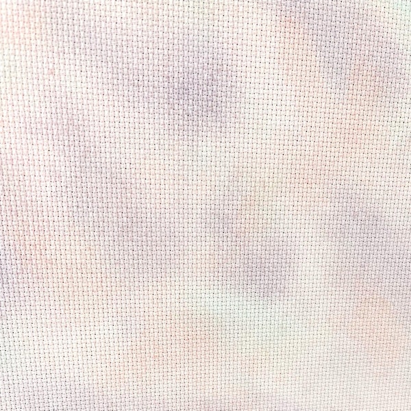 Pixie Dust Aida (BDA-8-6-21-PT) ~ Hand Dyed Cross Stitch Fabric from Vintage NeedleArts ~ 11/14/16/18/20 count regular and opalescent aida