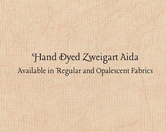 Cinnamon Aida (Z-DDA-42) Hand Dyed Zweigart Cross Stitch Fabric