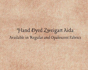 Cinnamon Aida (Z-BDA-42) Hand Dyed Zweigart Cross Stitch Fabric