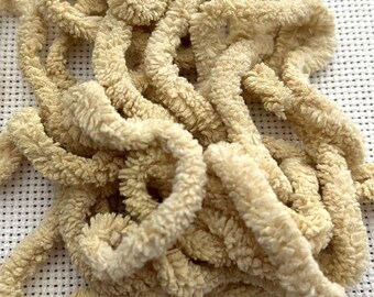 Almond Butter Petite Chenille Trim (PC-56) by Vintage NeedleArts ~ hand dyed 2 continuous yards
