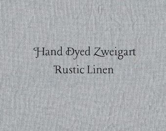 Silver Marlin Rustic Linen (FLN-40) ~ Hand Dyed Zweigart Cross Stitch Fabric