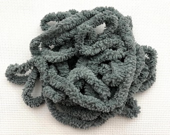 Nantucket Green Petite Chenille Trim (PC-64) by Vintage NeedleArts ~ hand dyed 2 continuous yards