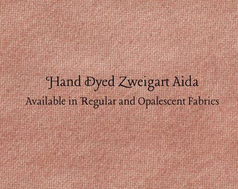Copper Penny Aida (Z-BDA-110) Hand Dyed Zweigart Cross Stitch Fabric