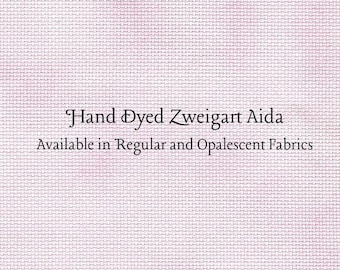 Cotton Candy Aida (Z-BDA-8-65-PT) Hand Dyed Zweigart Cross Stitch Fabric