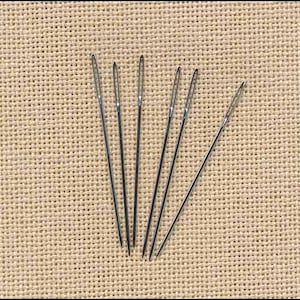 Bohin Blunt/Round Tip Needles ~ 6 per pack 1-1/4&quot; long ~ available in sizes 18/20/22/24/26/28