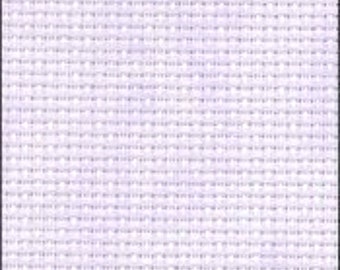 Zweigart Aida - Vintage Lavender Whisper Cross Stitch Fabric - available in 14 count