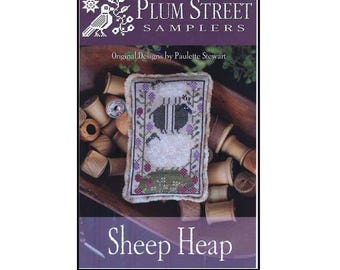 PAPER CHART - Sheep Heap from Plum Street Samplers - cross stitch design
