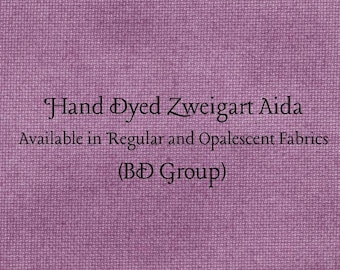 Mulberry Aida (Z-BDA-80) Hand Dyed Zweigart Cross Stitch Fabric