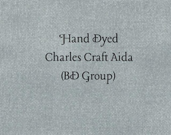 Nantucket Green Aida (CC-BDA-64) ~ Hand Dyed Charles Craft Cross Stitch Fabric