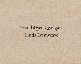 Nutmeg Linda Evenweave (LND-44) Hand Dyed Zweigart Cross Stitch Fabric