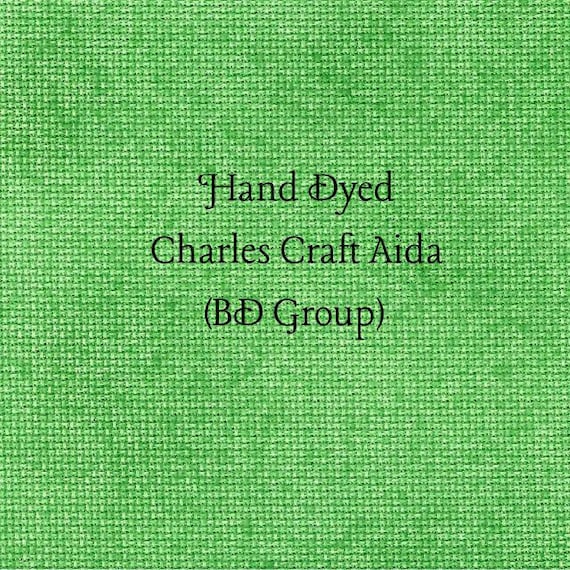 Shamrock Aida (CC-BDA-52) ~ Hand Dyed Charles Craft Cross Stitch