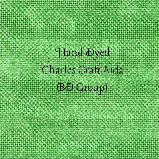 Shamrock Aida (CC-BDA-52) ~ Hand Dyed Charles Craft Cross Stitch