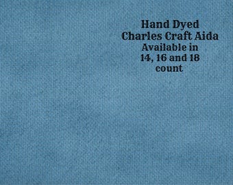 Bermuda Bay Aida (CC-BDA-108) ~ Hand Dyed DMC/Charles Craft Cross Stitch Fabric from Vintage NeedleArts