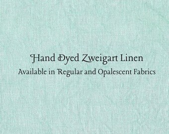 Verdigris Linen (LN-47) ~ Hand Dyed Zweigart Cross Stitch Fabric