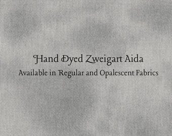 Smoky Shadows Aida (Z-BDA-1-67-PT) Hand Dyed Zweigart Cross Stitch Fabric