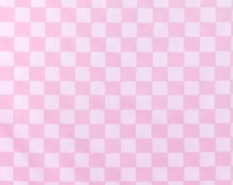 Pink Tonal Checker Calico Fabric from Brother Sister Design Studio ~ 100% quilter's cotton sewing/quilting checkerboard squares pink on pink