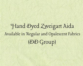 Sweet Grass Aida (Z-DDA-12) Hand Dyed Zweigart Cross Stitch Fabric