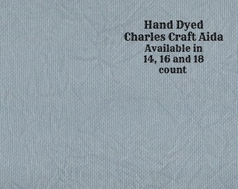 Moonlight Bay Aida (CC-DDA-111) ~ Hand Dyed DMC/Charles Craft Cross Stitch Fabric from Vintage NeedleArts