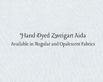 Misty Morning Aida (Z-DDA-70) Hand Dyed Zweigart Cross Stitch Fabric
