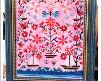 PAPER Cross Stitch Chart - The Love Boats from Ardith Design