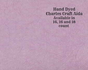 Mulberry Aida (CC-DDA-80) ~ Hand Dyed DMC/Charles Craft Cross Stitch Fabric from Vintage NeedleArts