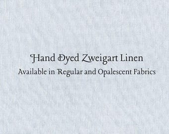 Misty Morning Linen (LN-70) ~ Hand Dyed Zweigart Cross Stitch Fabric