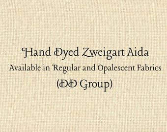 Sunflower Aida (Z-DDA-78) Hand Dyed Zweigart Cross Stitch Fabric