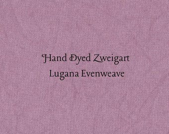Mulberry Lugana Evenweave (LG-80) Hand Dyed Zweigart Cross Stitch Fabric