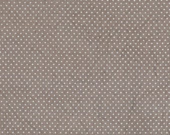 FAT QUARTER ~ Paisley Embossed Cotton (Milk Chocolate) ~ Hand Dyed Fabric from Vintage NeedleArts 18x22 inches