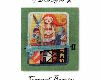 PAPER CHART - Canned Beauty from Barbara Ana Designs - cross stitch design