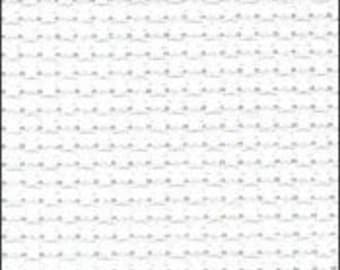Charles Craft Aida - White Cross Stitch Fabric - available in 14/16/18 count