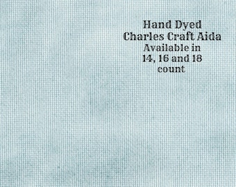 Bon Voyage Aida (CC-BDA-15) ~ Hand Dyed DMC/Charles Craft Cross Stitch Fabric from Vintage NeedleArts