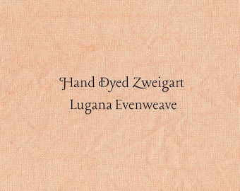 Roasted Carrots Lugana Evenweave (LG-76) Hand Dyed Zweigart Cross Stitch Fabric