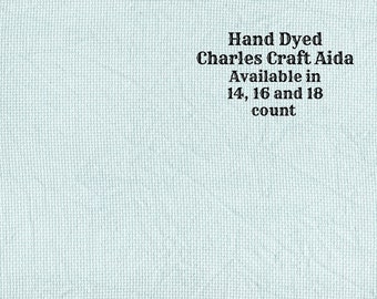 Mermaid's Tail Aida (CC-DDA-87) ~ Hand Dyed DMC/Charles Craft Cross Stitch Fabric from Vintage NeedleArts