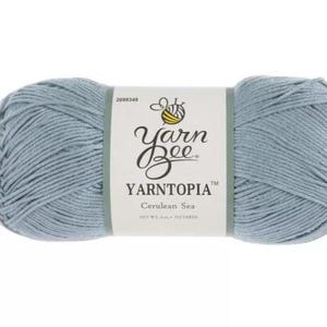 Yarn Bee Yarntopia Yarn (Cerulean Sea) ~ super soft machine washable ultra soft #2 Fine 100% acrylic