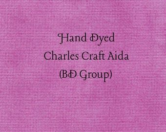 Berry-licious Aida (CC-BDA-50) ~ Hand Dyed Charles Craft Cross Stitch Fabric